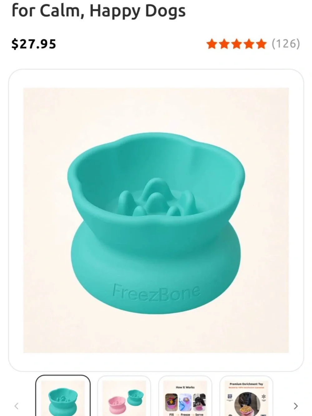 Summer dog enrichment bundle • freeze
